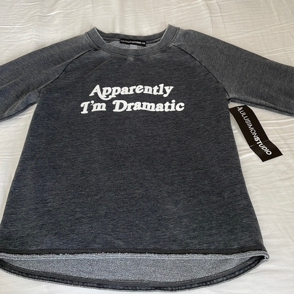 LULUSIMONSTUDIO crew neck. Brand new with original tags.